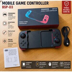 BSP-D3 Wireless Mobile Game Controller for Android iPhone Bluetooth Gaming